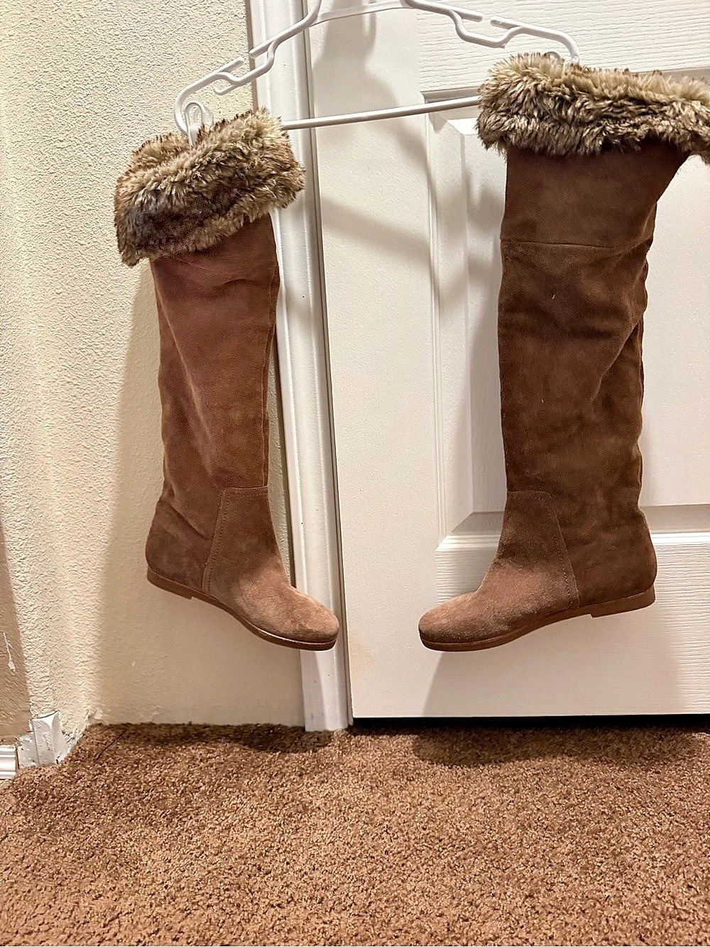 Sam Edelman Orlando Brown Suede Over-the-Knee Boots US 8